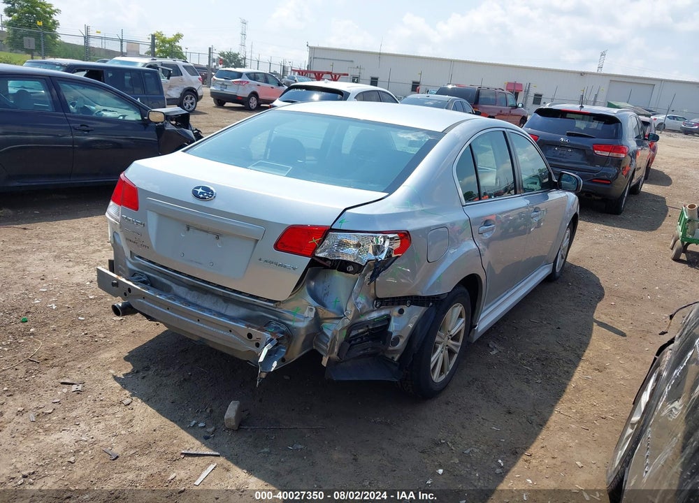 2012 SUBARU LEGACY VIN: 4S3BMCB62C3013125