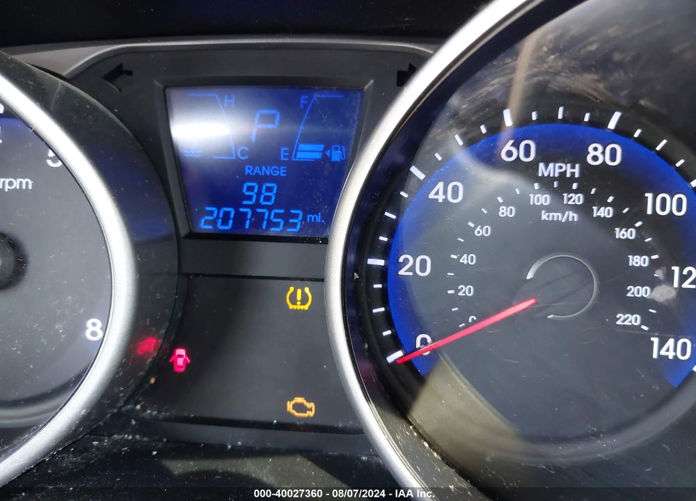 2010 HYUNDAI TUCSON GLS VIN: KM8JU3AC6AU073592
