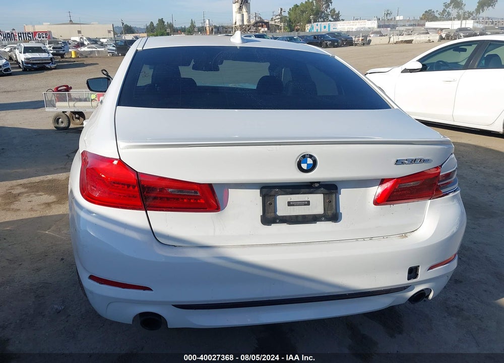 2018 BMW 530E IPERFORMANCE VIN: WBAJA9C52JG623283