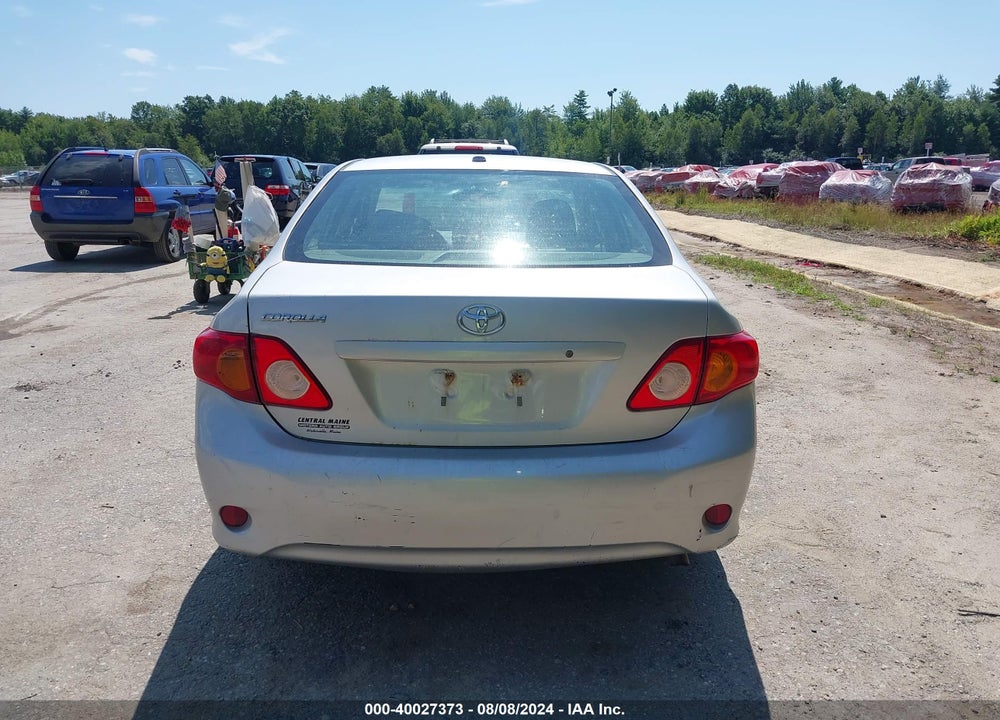 2009 TOYOTA COROLLA VIN: 2T1BU40E49C138420