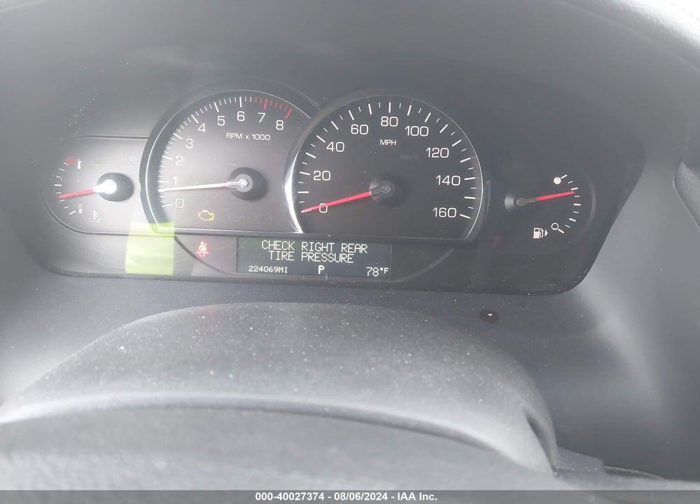 2008 CADILLAC SRX V6 VIN: 1GYEE637880106513