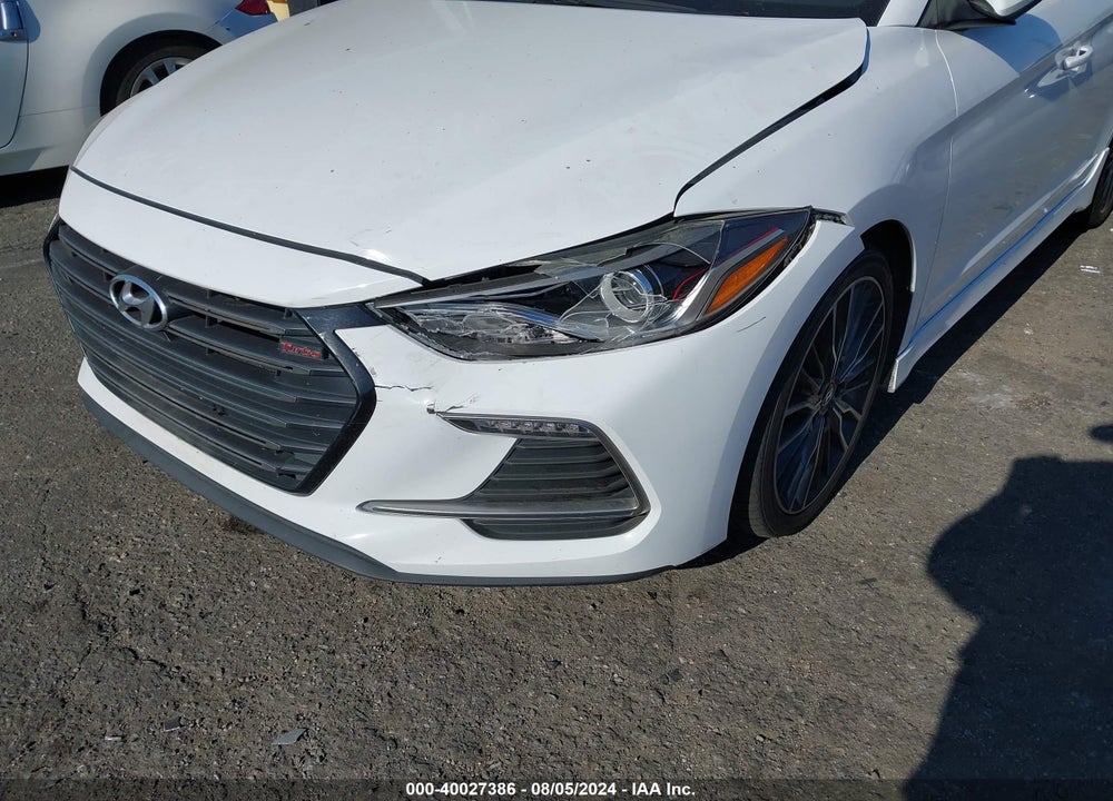 2018 HYUNDAI ELANTRA SPORT VIN: KMHD04LB8JU528123