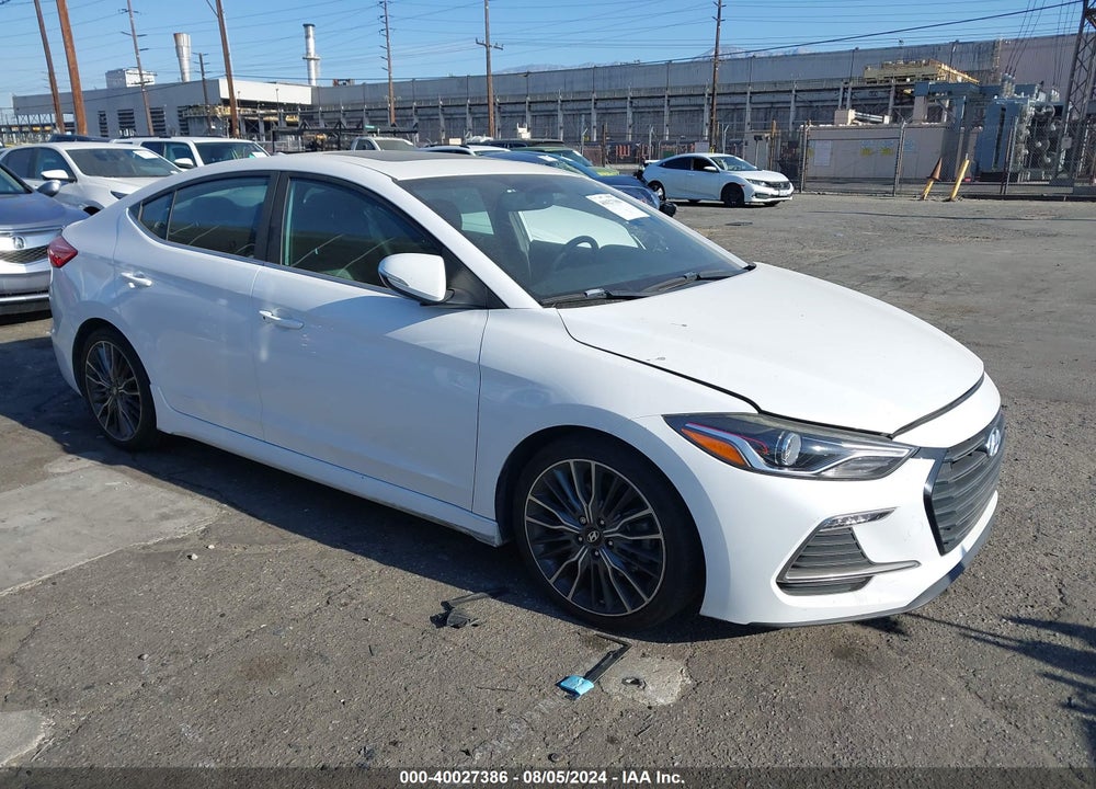 2018 HYUNDAI ELANTRA SPORT VIN: KMHD04LB8JU528123