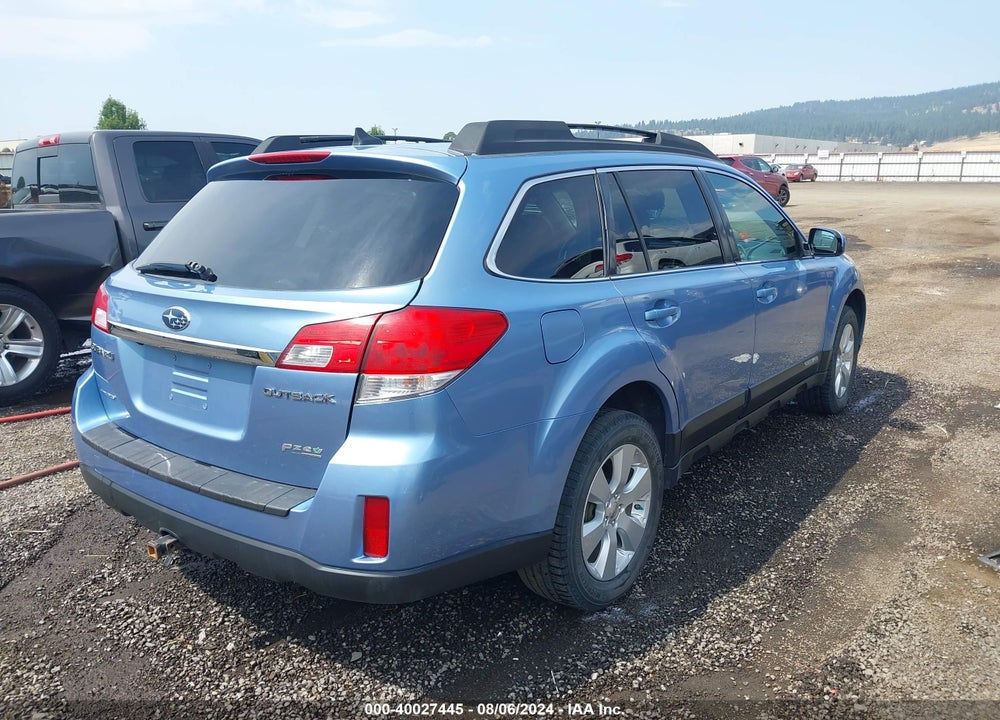 2011 SUBARU OUTBACK VIN: 4S4BRBLC5B3409043