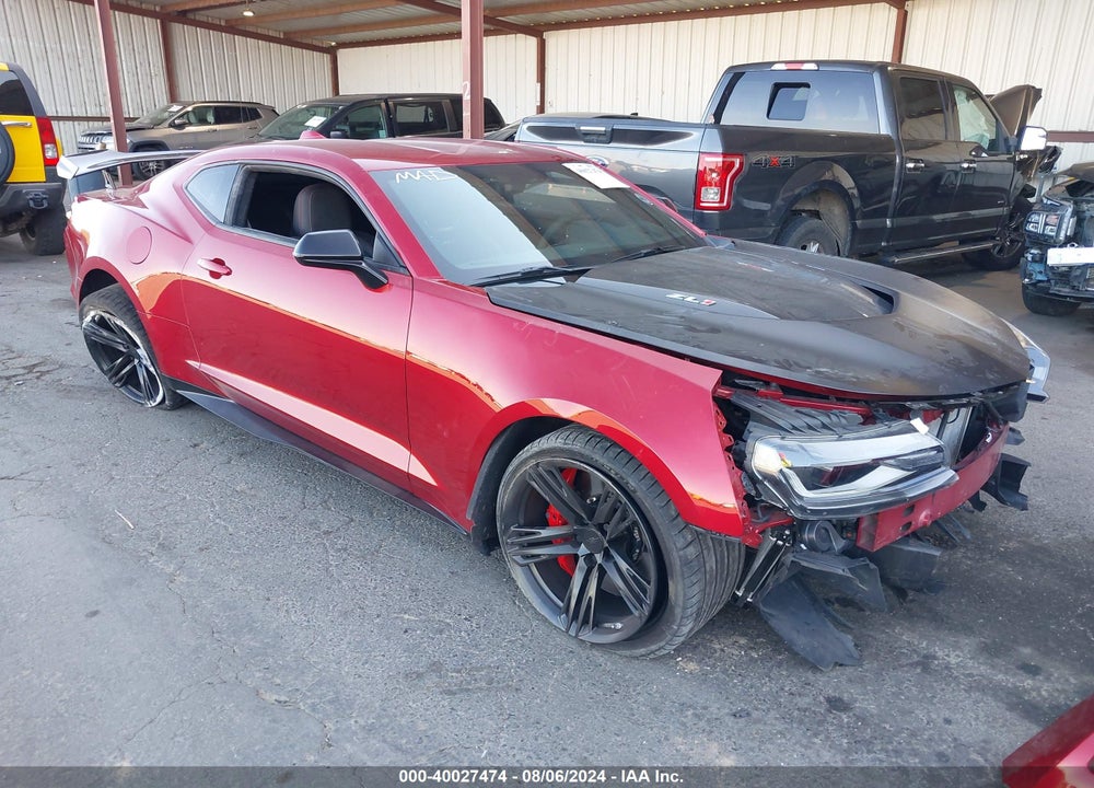 2021 CHEVROLET CAMARO RWD ZL1 VIN: 1G1FK1R61M0118753