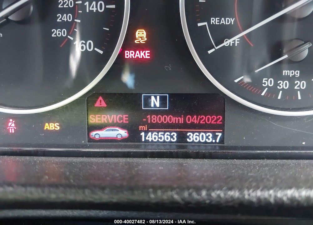 2016 BMW 328I VIN: WBA8E9C58GK643644