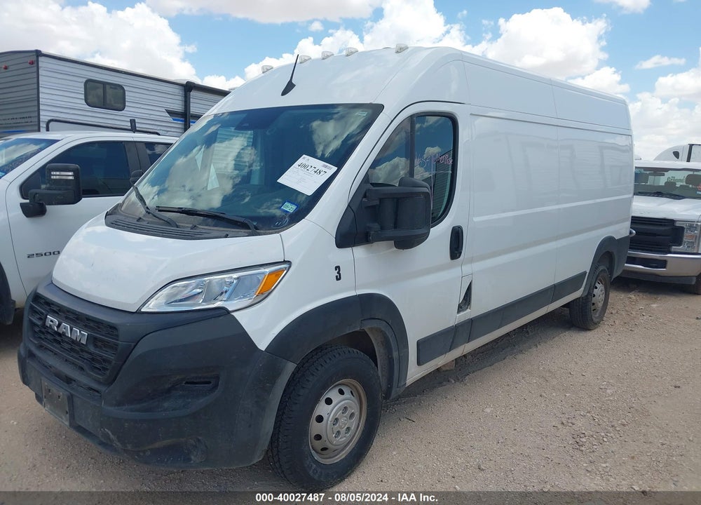 2023 RAM PROMASTER 2500 HIGH ROOF 159 WB VIN: 3C6LRVDG5PE577851