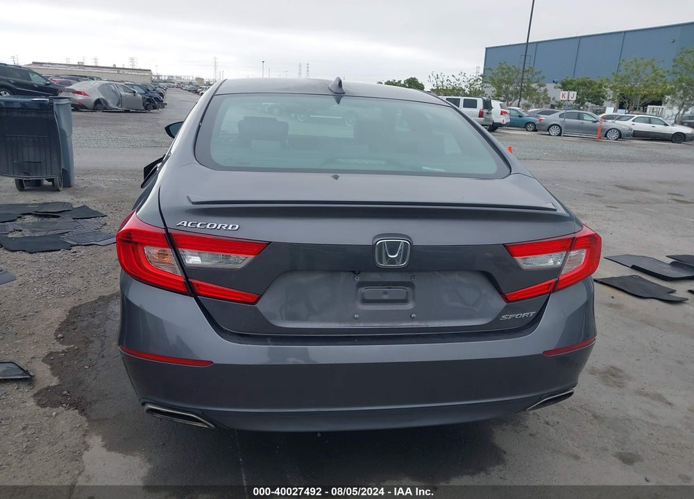 2018 HONDA ACCORD SPORT VIN: 1HGCV1F34JA240509