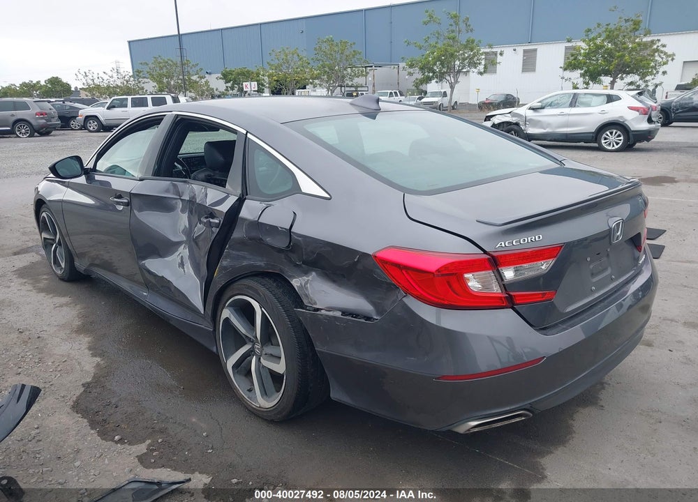 2018 HONDA ACCORD SPORT VIN: 1HGCV1F34JA240509