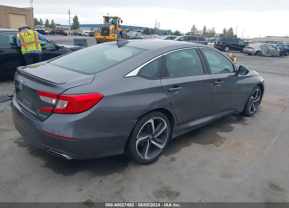 2018 HONDA ACCORD SPORT VIN: 1HGCV1F34JA240509