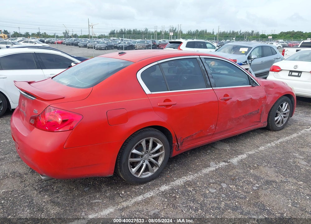 2008 INFINITI G35 VIN: JNKBV61E08M214514