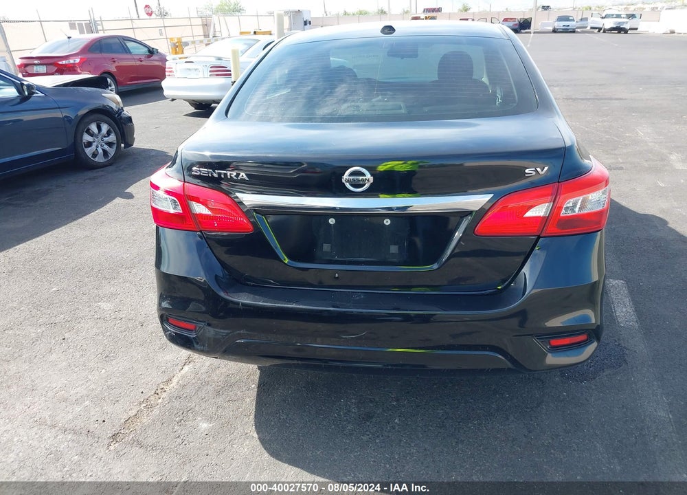 2018 NISSAN SENTRA SV VIN: 3N1AB7AP0JL651963