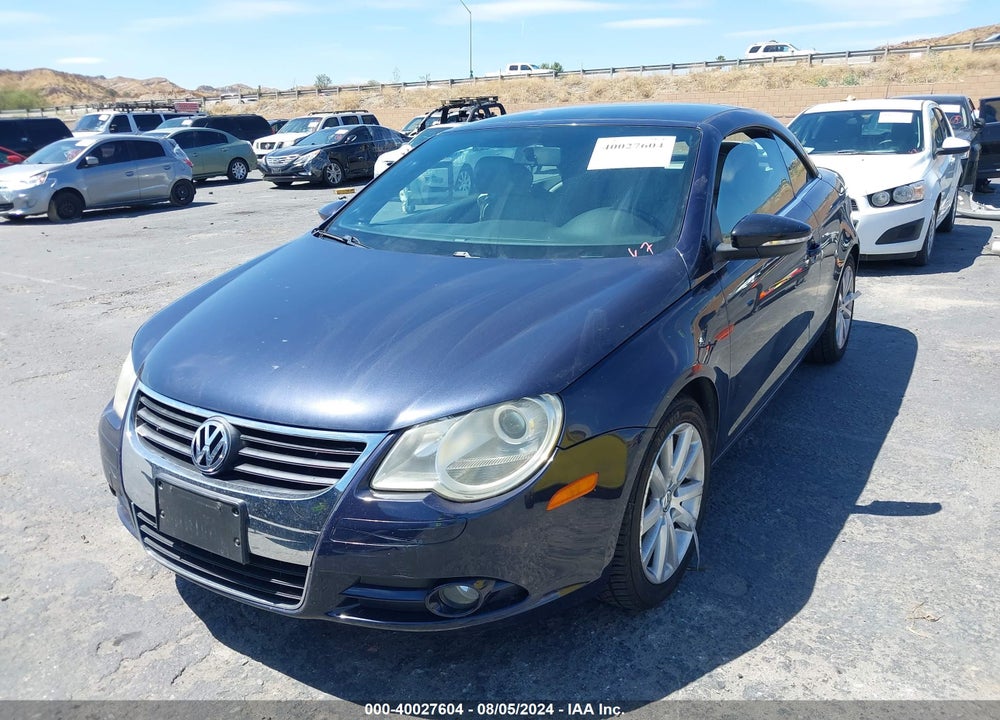 2009 VOLKSWAGEN EOS KOMFORT VIN: WVWBA71F89V001513