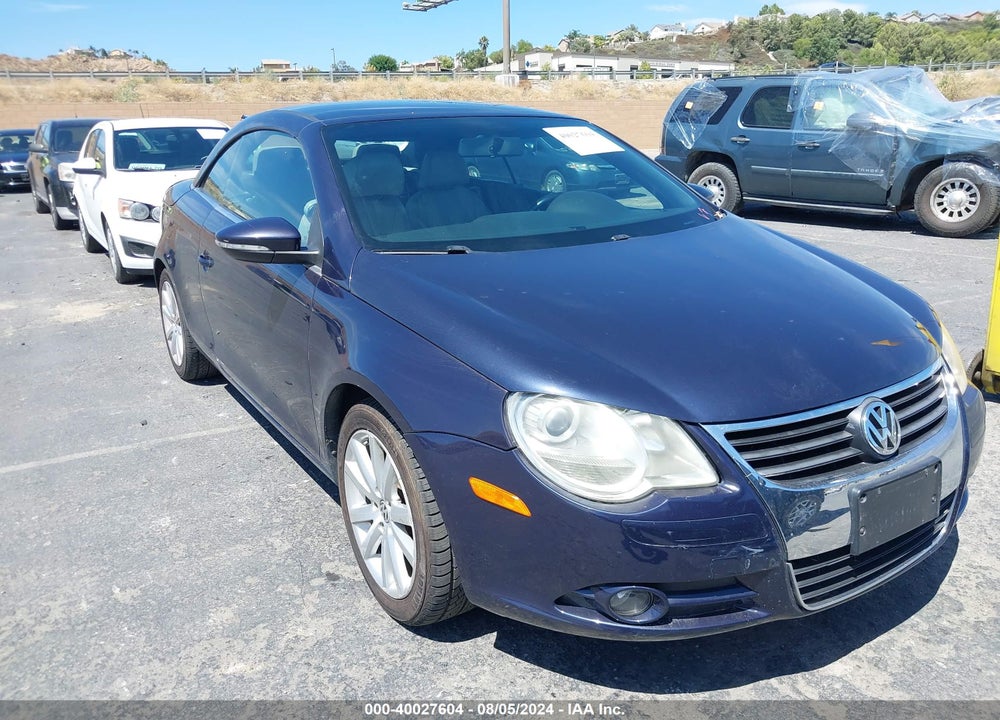 2009 VOLKSWAGEN EOS KOMFORT VIN: WVWBA71F89V001513