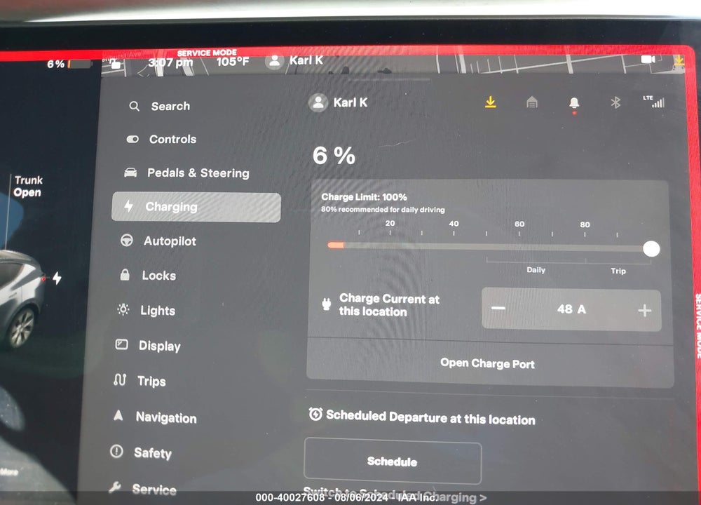 2023 TESLA MODEL Y AWD/LONG RANGE DUAL MOTOR ALL-WHEEL DRIVE VIN: 7SAYGDEE8PF886481
