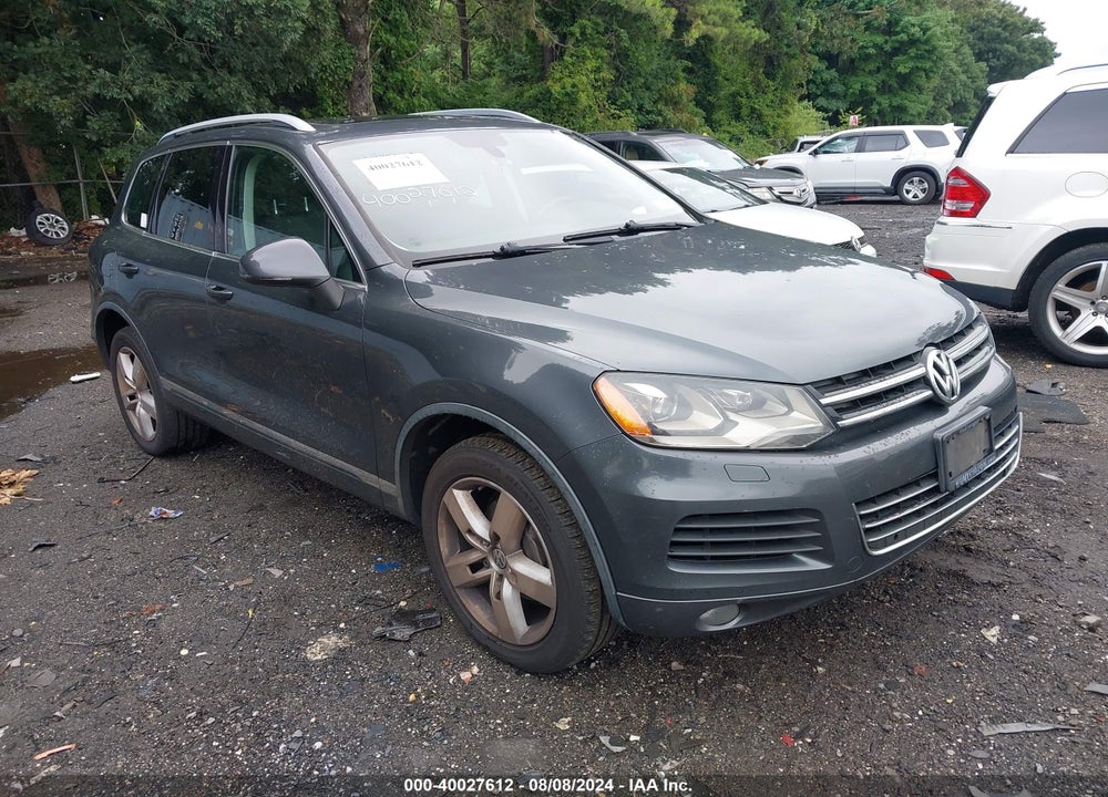 2012 VOLKSWAGEN TOUAREG VR6 LUX VIN: WVGEF9BP9CD011882
