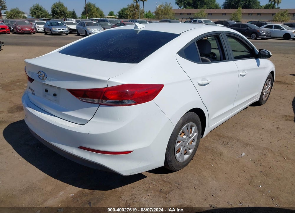 2017 HYUNDAI ELANTRA SE VIN: 5NPD74LFXHH165900