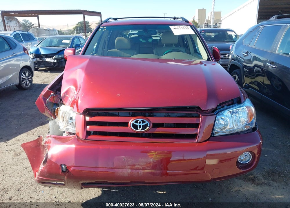 2006 TOYOTA HIGHLANDER LIMITED V6 VIN: JTEEP21A560181928