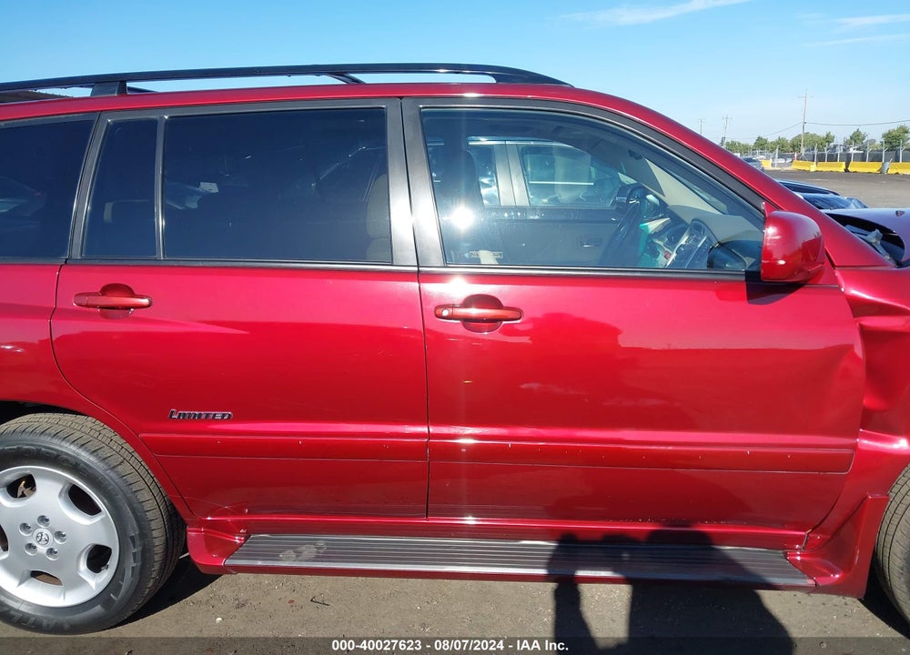 2006 TOYOTA HIGHLANDER LIMITED V6 VIN: JTEEP21A560181928