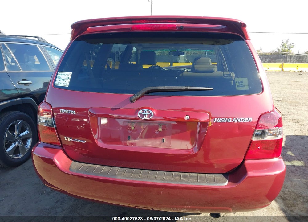 2006 TOYOTA HIGHLANDER LIMITED V6 VIN: JTEEP21A560181928