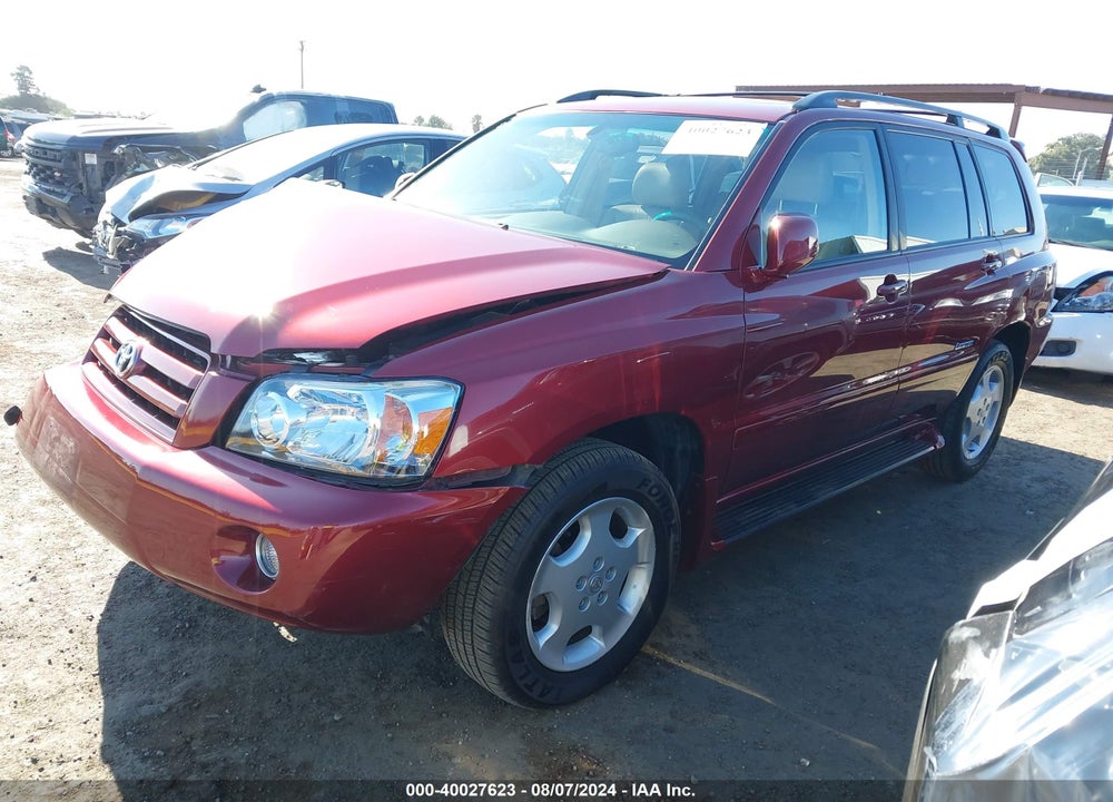 2006 TOYOTA HIGHLANDER LIMITED V6 VIN: JTEEP21A560181928