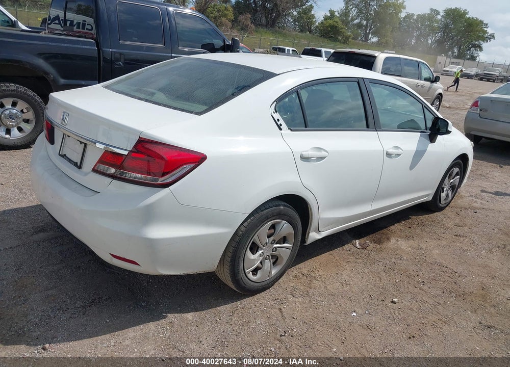 2013 HONDA CIVIC LX VIN: 19XFB2F51DE089657