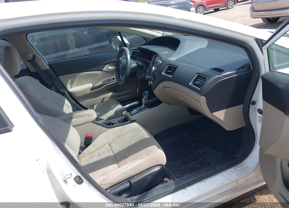 2013 HONDA CIVIC LX VIN: 19XFB2F51DE089657