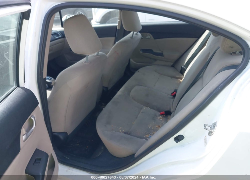 2013 HONDA CIVIC LX VIN: 19XFB2F51DE089657