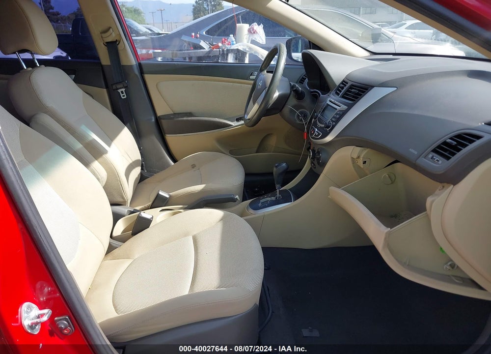 2012 HYUNDAI ACCENT GLS VIN: KMHCT4AE8CU076385