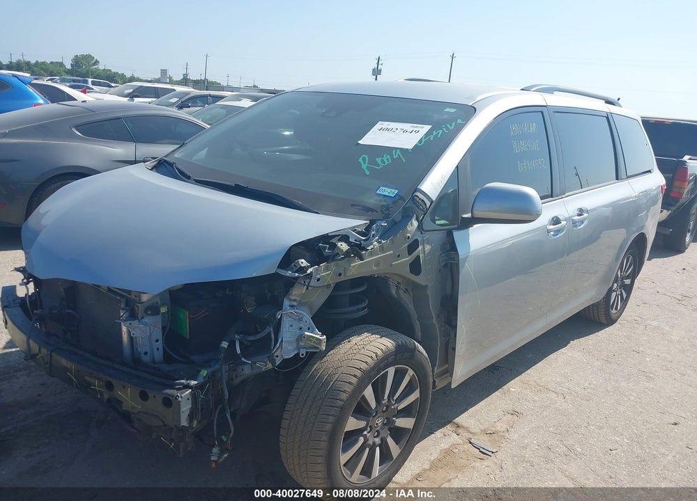 2019 TOYOTA SIENNA LE 7 PASSENGER VIN: 5TDJZ3DC4KS227725