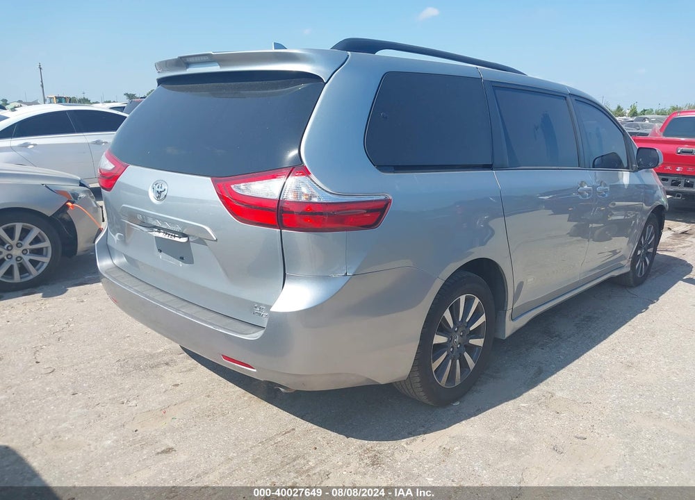 2019 TOYOTA SIENNA LE 7 PASSENGER VIN: 5TDJZ3DC4KS227725