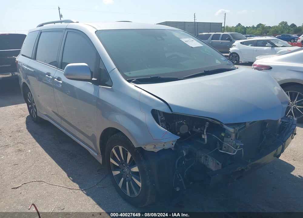 2019 TOYOTA SIENNA LE 7 PASSENGER VIN: 5TDJZ3DC4KS227725