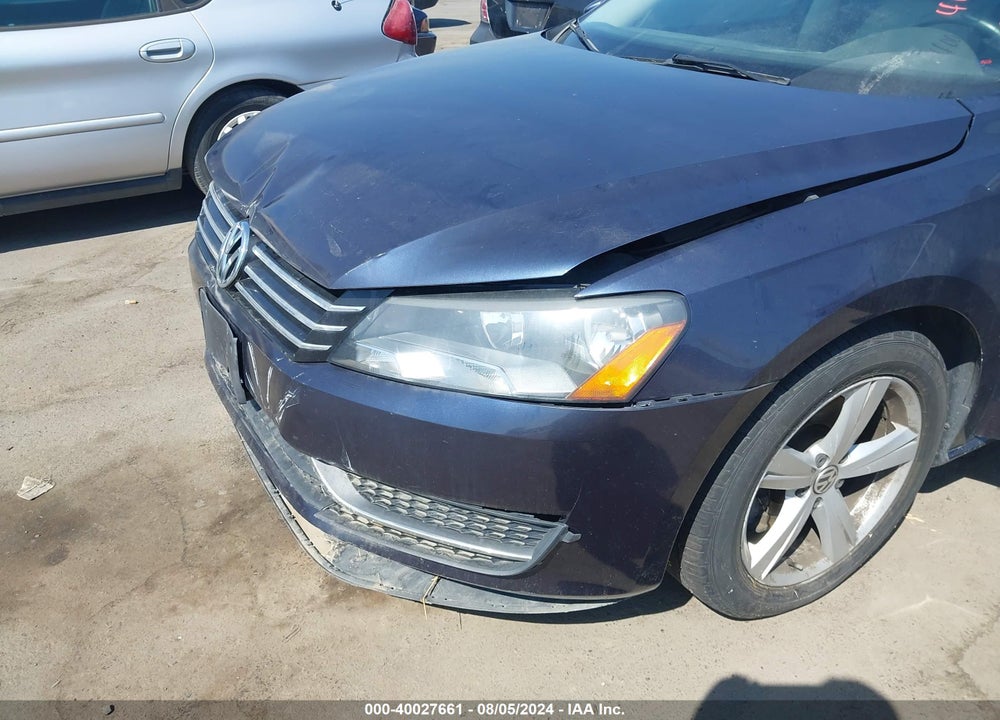 2012 VOLKSWAGEN PASSAT 2.5L SE VIN: 1VWBP7A34CC043889