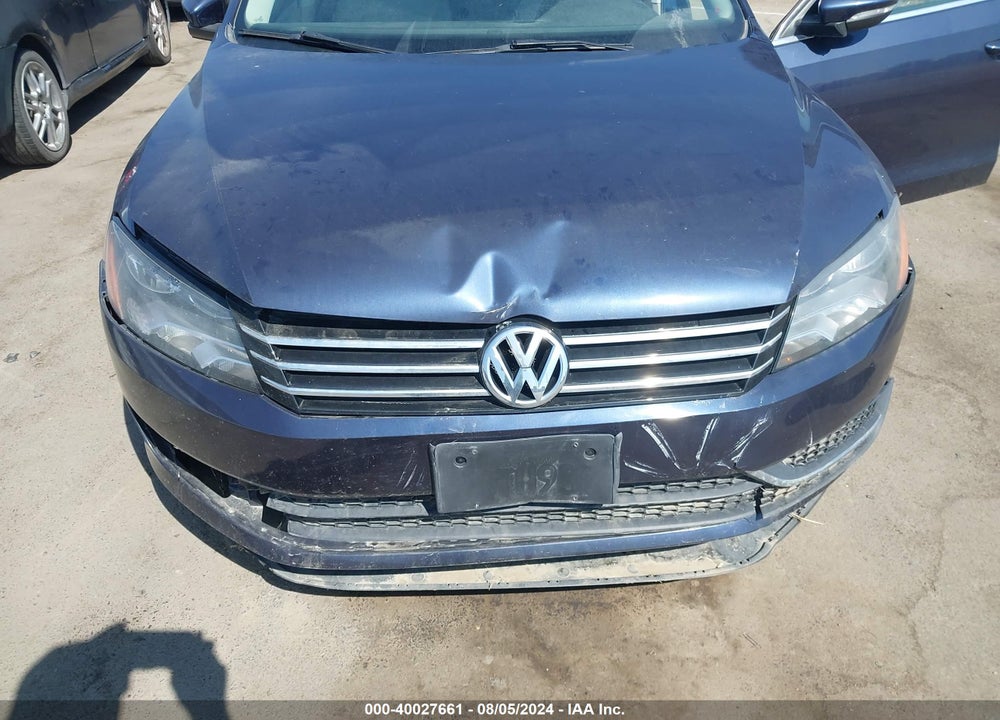 2012 VOLKSWAGEN PASSAT 2.5L SE VIN: 1VWBP7A34CC043889
