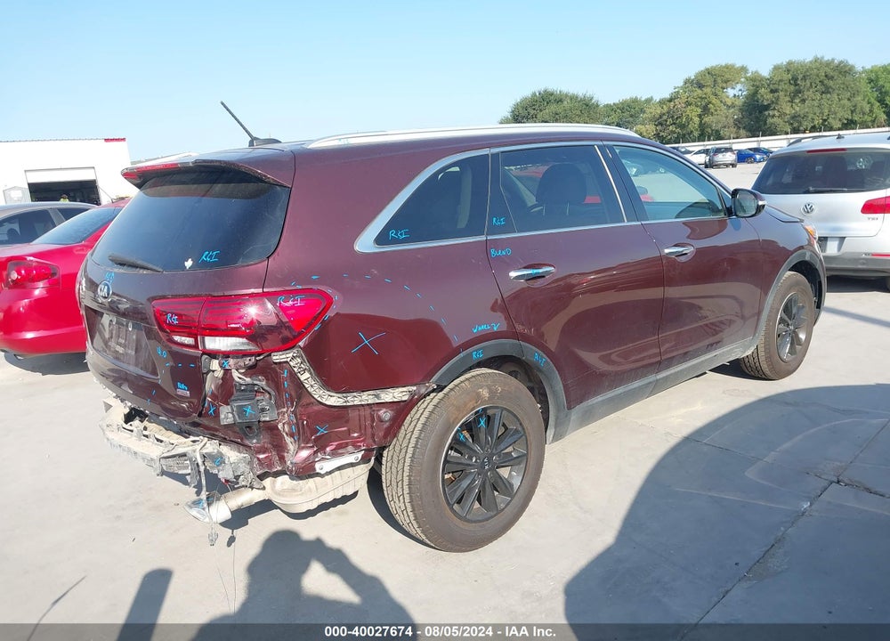 2020 KIA SORENTO 2.4L LX VIN: 5XYPG4A38LG628459