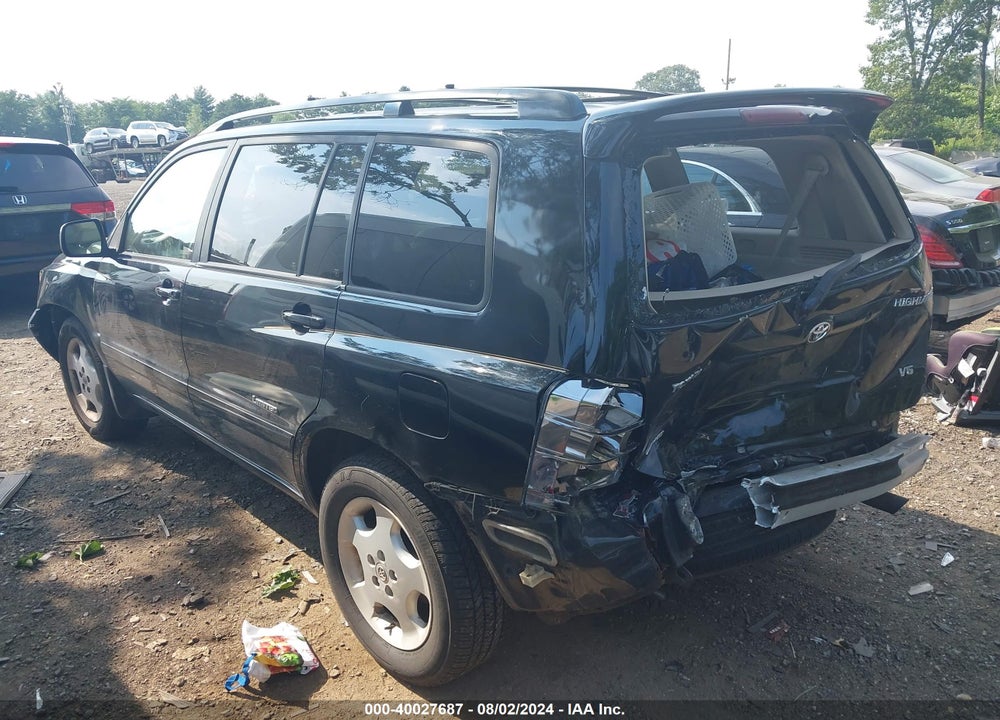 2006 TOYOTA HIGHLANDER LIMITED V6 VIN: JTEEP21A660183140