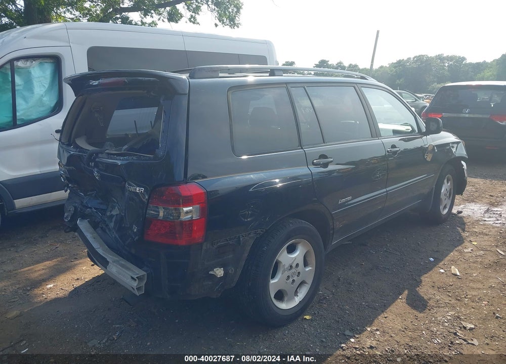 2006 TOYOTA HIGHLANDER LIMITED V6 VIN: JTEEP21A660183140