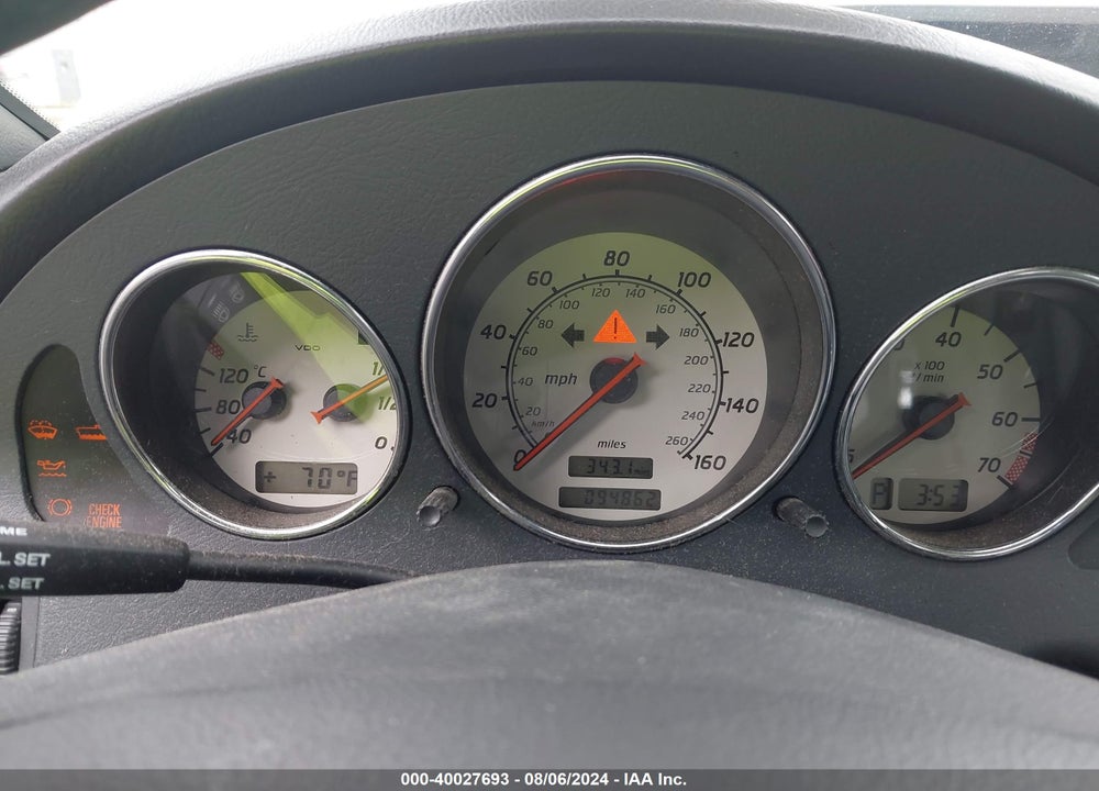 2001 MERCEDES-BENZ SLK 230 KOMPRESSOR VIN: WDBKK49F21F217144