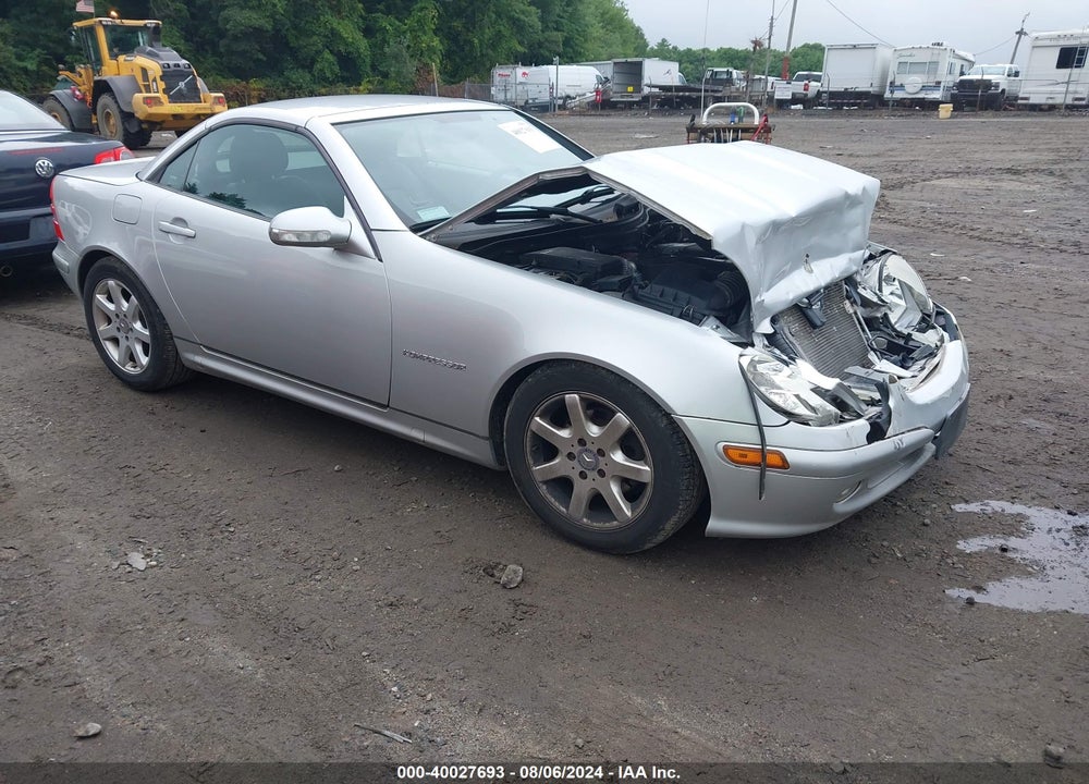 2001 MERCEDES-BENZ SLK 230 KOMPRESSOR VIN: WDBKK49F21F217144