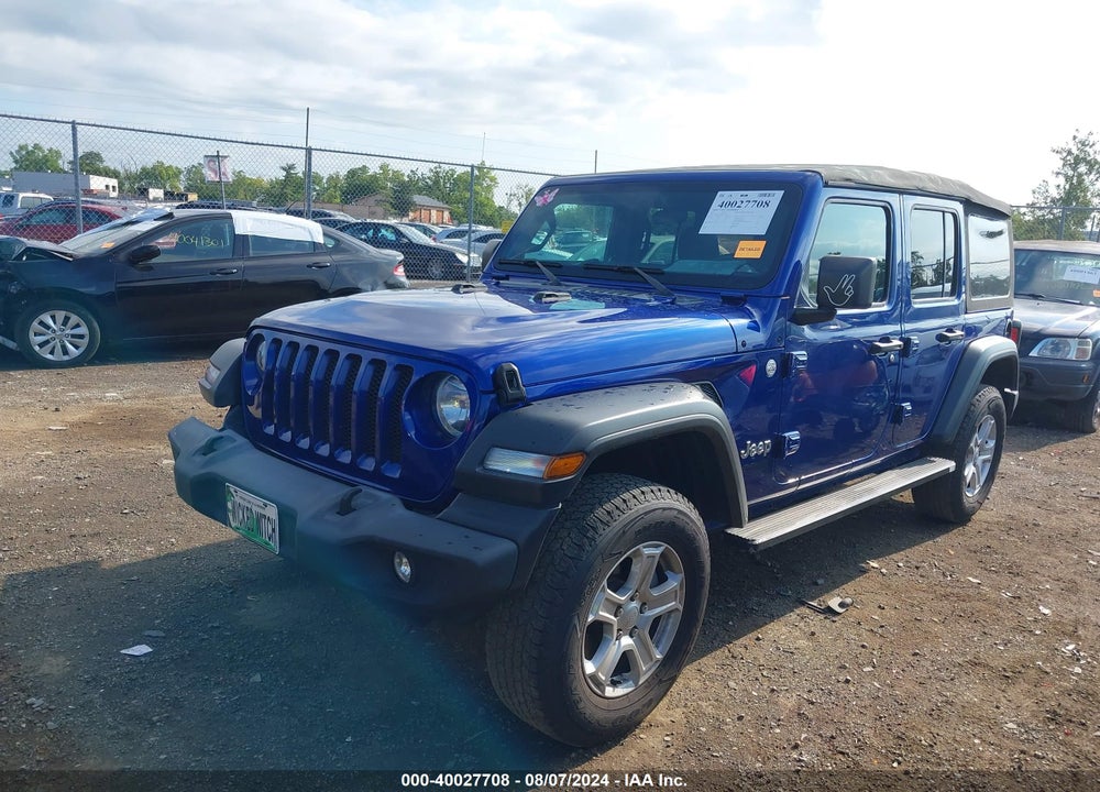 2018 JEEP WRANGLER UNLIMITED SPORT S 4X4 VIN: 1C4HJXDG5JW322258