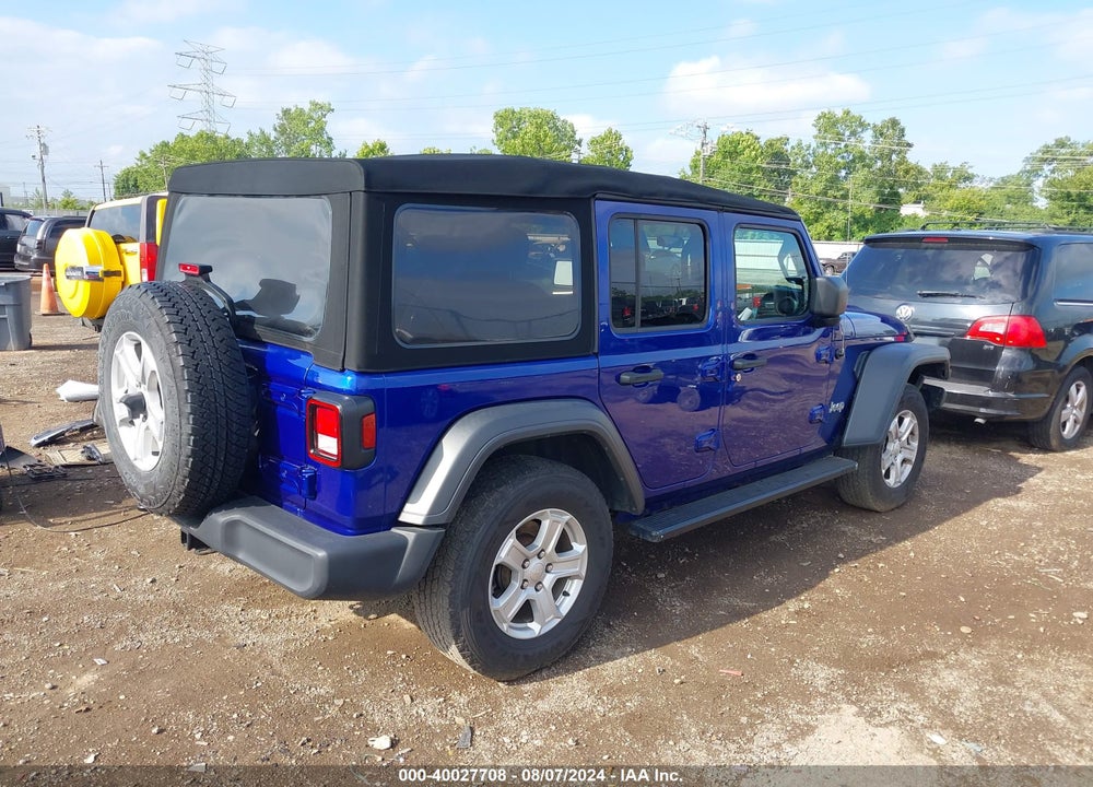 2018 JEEP WRANGLER UNLIMITED SPORT S 4X4 VIN: 1C4HJXDG5JW322258