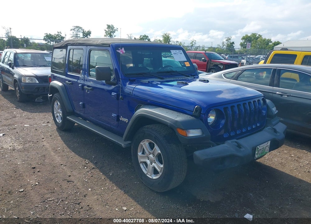 2018 JEEP WRANGLER UNLIMITED SPORT S 4X4 VIN: 1C4HJXDG5JW322258