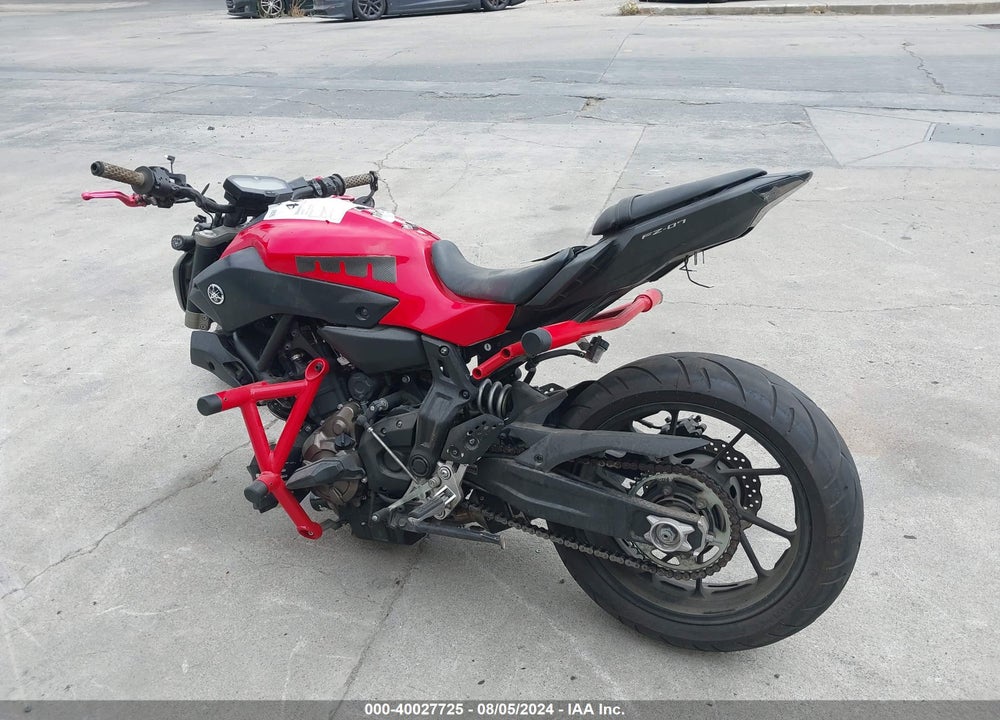 2015 YAMAHA FZ07 C VIN: JYARM06Y7FA000178