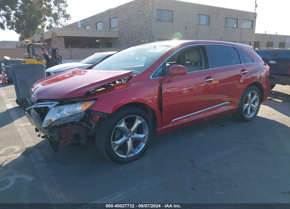 2012 TOYOTA VENZA LIMITED V6 VIN: 4T3BK3BB9CU071751