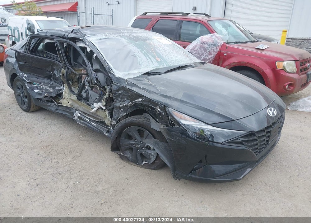 2023 HYUNDAI ELANTRA HYBRID BLUE VIN: KMHLM4AJ7PU082663