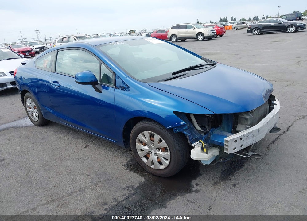 2012 HONDA CIVIC VIN: 2HGFG3B55CH534452