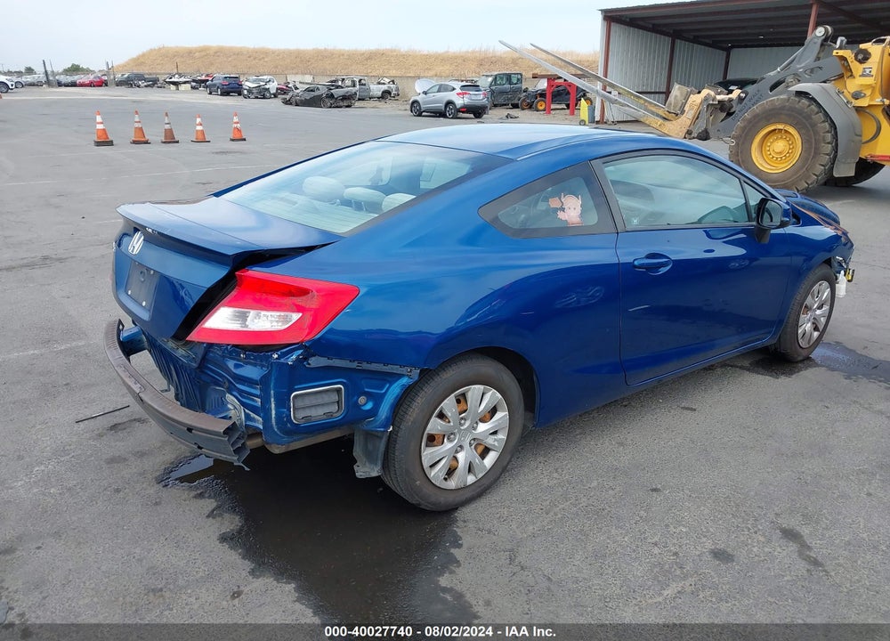 2012 HONDA CIVIC VIN: 2HGFG3B55CH534452