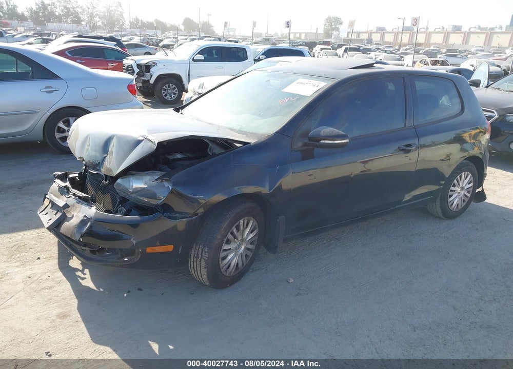 2011 VOLKSWAGEN GOLF 2.5L 2-DOOR VIN: WVWAB7AJ7BW257333