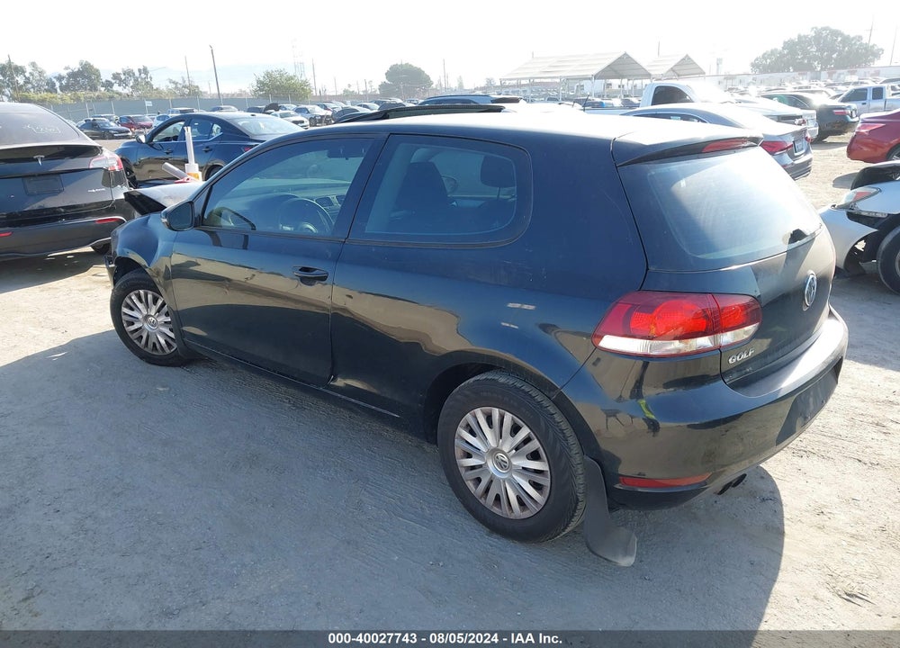 2011 VOLKSWAGEN GOLF 2.5L 2-DOOR VIN: WVWAB7AJ7BW257333