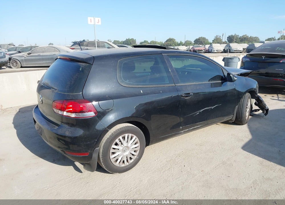 2011 VOLKSWAGEN GOLF 2.5L 2-DOOR VIN: WVWAB7AJ7BW257333